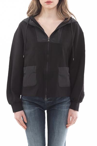 Emporio Armani Fermuar Kapama Kapşünlu Kadın Sweatshirt