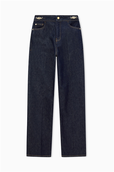 Emporio Armani Kadın 5 Cepli Pantolon İndigo Mavi