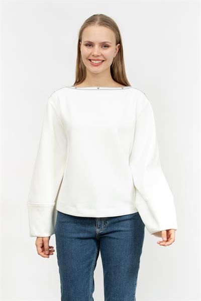 Emporio Armani Kadın Bisiklet Yaka Sweatshirt