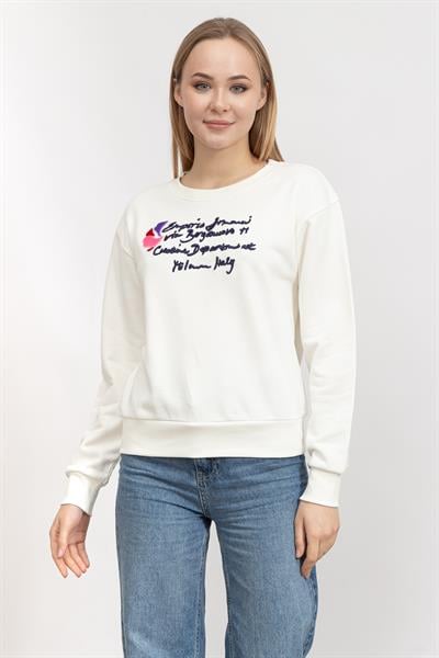 Emporio Armani Kadın Bisiklet Yaka Sweatshirt