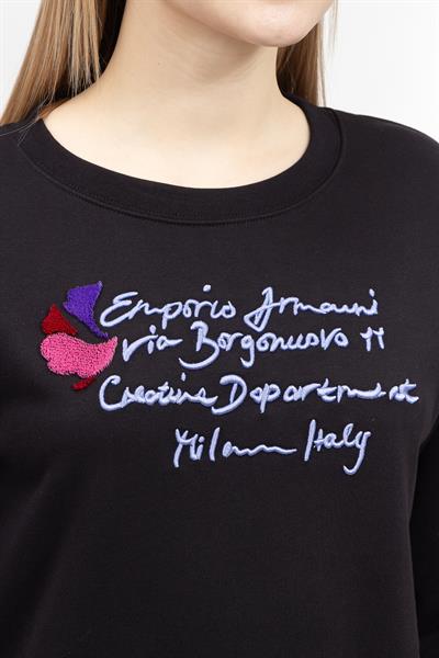 Emporio Armani Kadın Bisiklet Yaka Sweatshirt