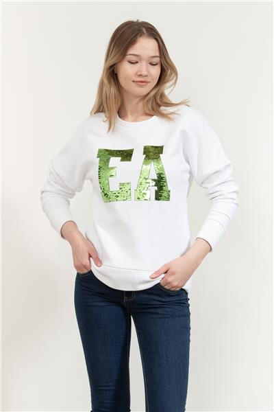 Emporio Armani Kadın Bisiklet Yaka Sweatshirt