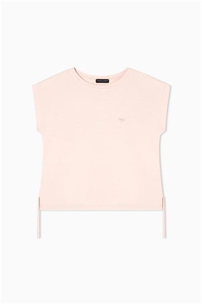 Emporio Armani Kadın Bisiklet Yaka Sweatshirt Pembe