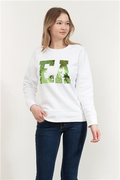 Emporio Armani Kadın Bisiklet Yaka Sweatshirt