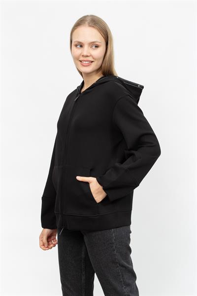 Emporio Armani Kadın Fermuarlı Sweatshirt