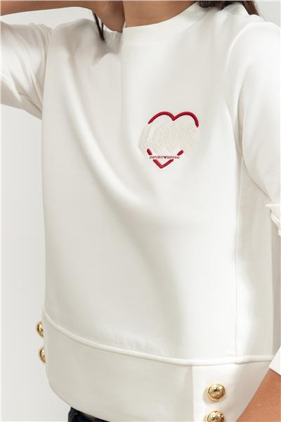 Emporio Armani Kadın Bisiklet Yaka Sweatshirt