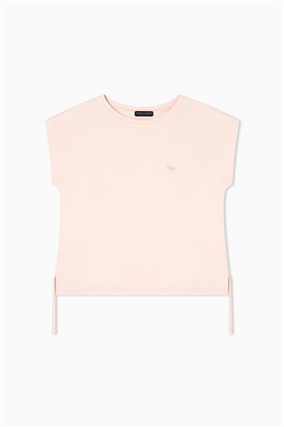Emporio Armani Kadın Bisiklet Yaka Sweatshirt Pembe