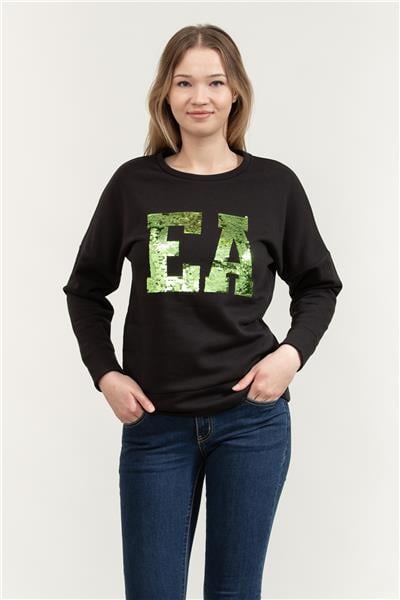 Emporio Armani Kadın Bisiklet Yaka Sweatshirt