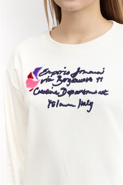 Emporio Armani Kadın Bisiklet Yaka Sweatshirt