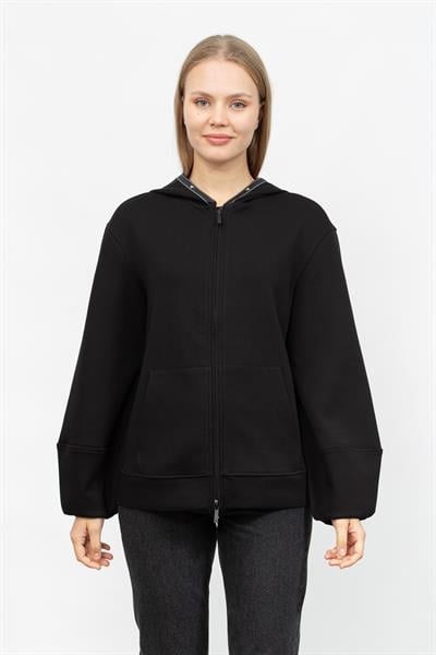 Emporio Armani Kadın Fermuarlı Sweatshirt