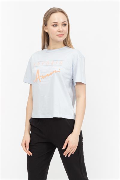 Emporio Armani Kadın Bisiklet Yaka T-Shirt