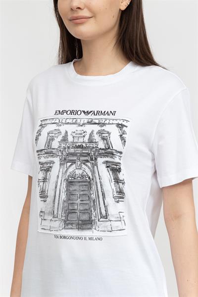 Emporio Armani Kadın Bisiklet Yaka T-Shirt
