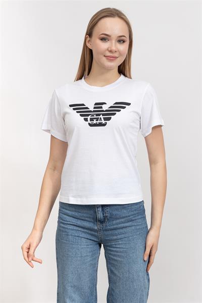 Emporio Armani Kadın Bisiklet Yaka T-Shirt