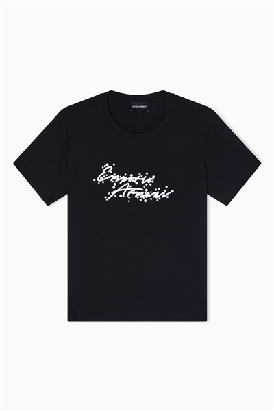 Emporio Armani Kadın Bisiklet Yaka T-Shirt
