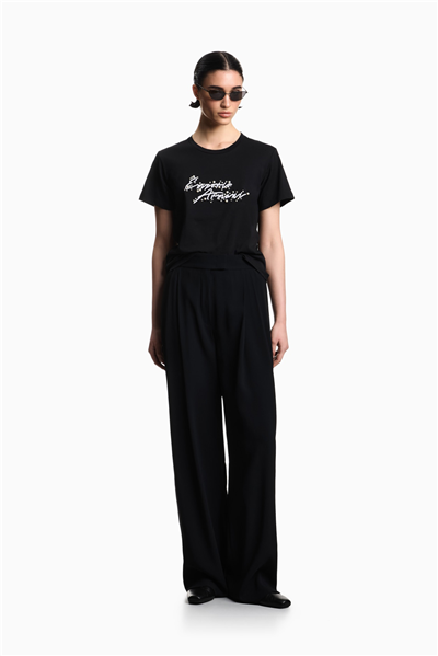 Emporio Armani Kadın Bisiklet Yaka T-Shirt