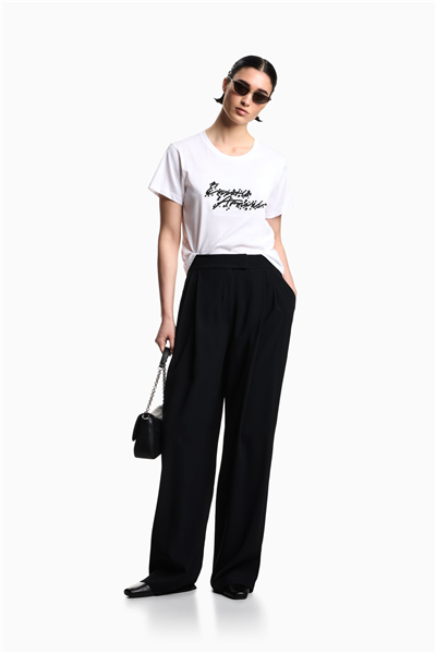 Emporio Armani Kadın Bisiklet Yaka T-Shirt