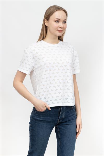 Emporio Armani Kadın Bisiklet Yaka T-Shirt