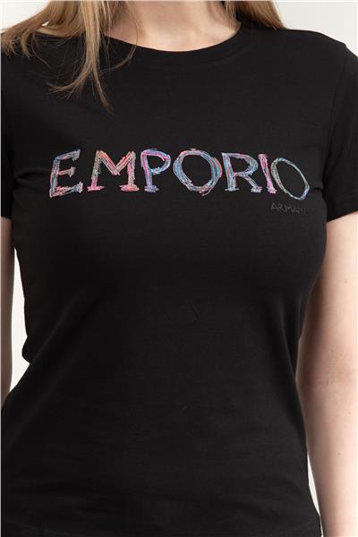 Emporio Armani Kadın Bisiklet Yaka T-Shirt