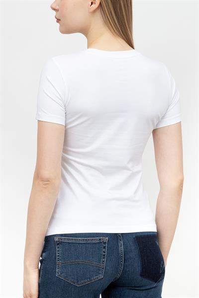 Emporio Armani Kadın Bisiklet Yaka T-Shirt