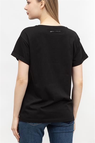 Emporio Armani Kadın Bisiklet Yaka T-Shirt