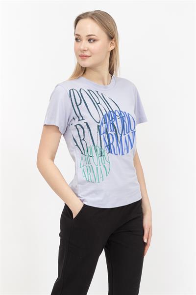 Emporio Armani Kadın Bisiklet Yaka T-Shirt