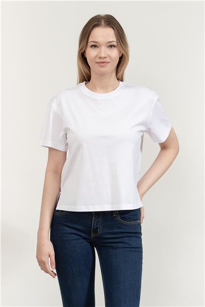 Emporio Armani Kadın Bisiklet Yaka T-Shirt