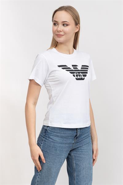 Emporio Armani Kadın Bisiklet Yaka T-Shirt