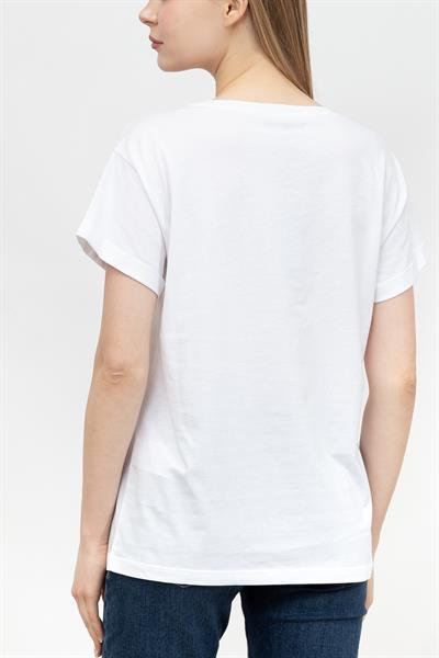 Emporio Armani Kadın Bisiklet Yaka T-Shirt
