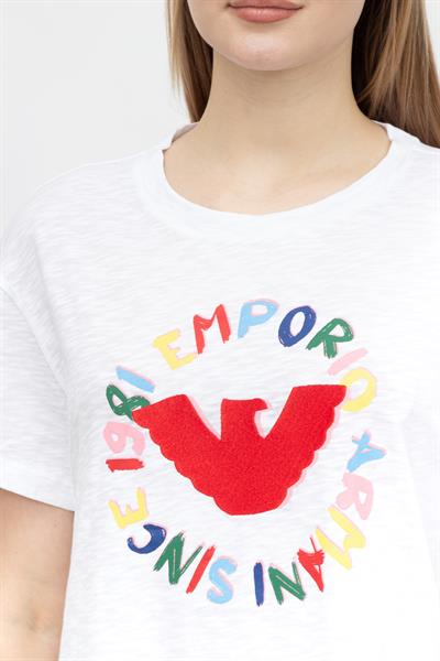 Emporio Armani Kadın Bisiklet Yaka T-Shirt