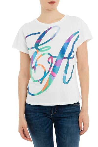 Emporio Armani Kadın Bisiklet Yaka T-Shirt