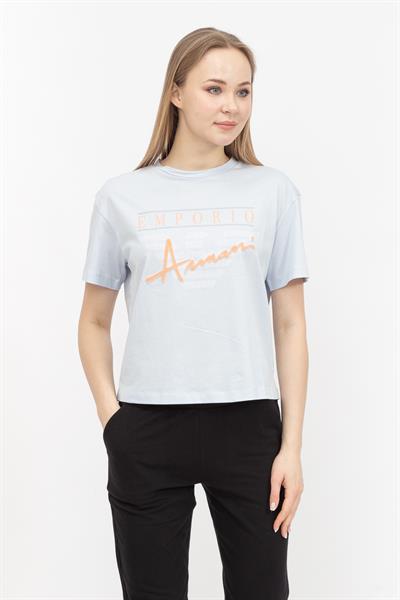 Emporio Armani Kadın Bisiklet Yaka T-Shirt