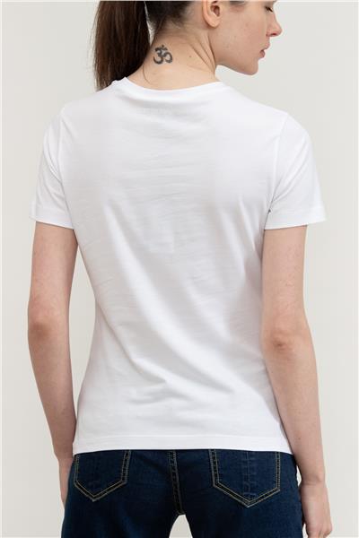 Emporio Armani Kadın Bisiklet Yaka T-Shirt