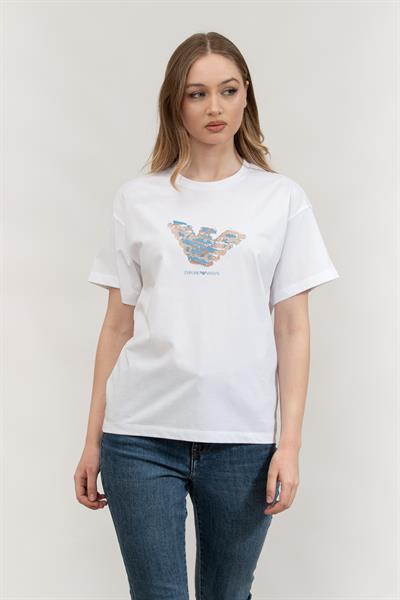 Emporio Armani Kadın Bisiklet Yaka T-Shirt