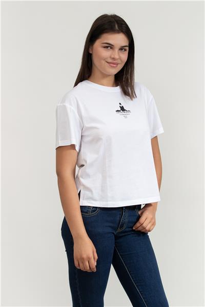 Emporio Armani Kadın Bisiklet Yaka T-Shirt