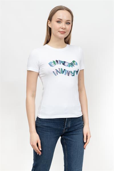 Emporio Armani Kadın Bisiklet Yaka T-Shirt