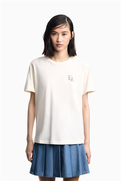 Emporio Armani Kadın Bisiklet Yaka T-Shirt