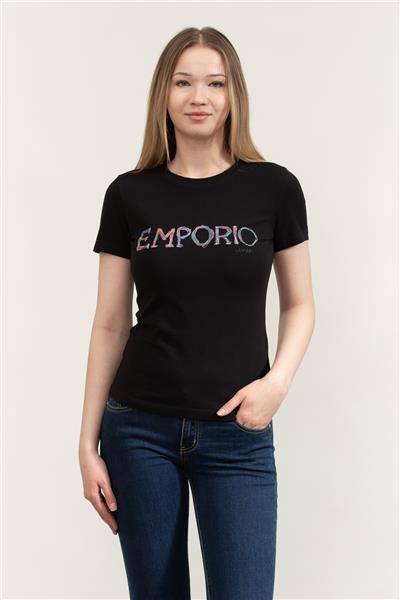 Emporio Armani Kadın Bisiklet Yaka T-Shirt