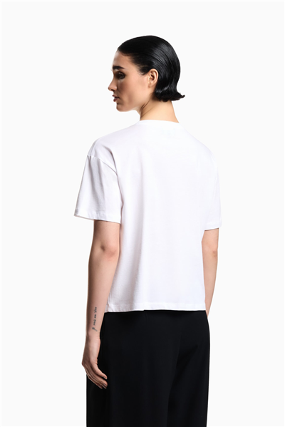 Emporio Armani Kadın Bisiklet Yaka T-Shirt
