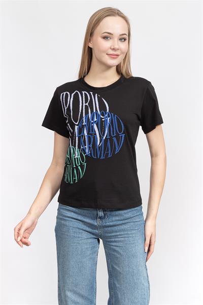 Emporio Armani Kadın Bisiklet Yaka T-Shirt