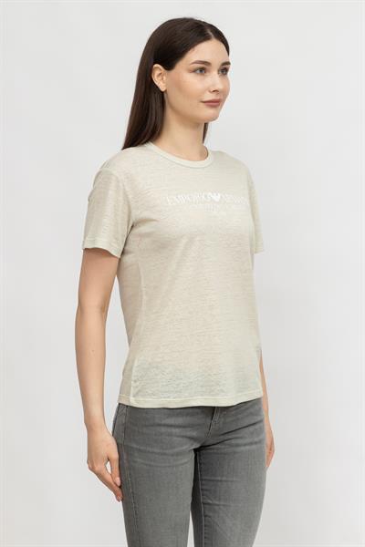 Emporio Armani Kadın Bisiklet Yaka T-Shirt