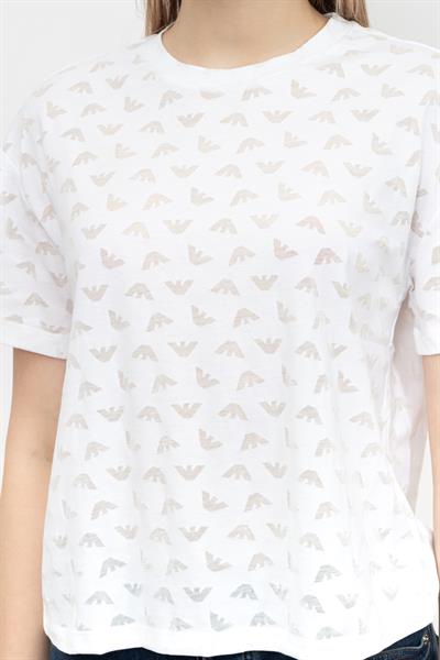 Emporio Armani Kadın Bisiklet Yaka T-Shirt