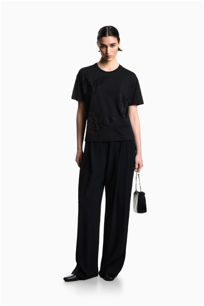 Emporio Armani Kadın Bisiklet Yaka T-Shirt