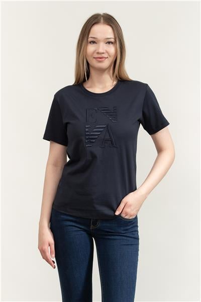 Emporio Armani Kadın Bisiklet Yaka T-Shirt