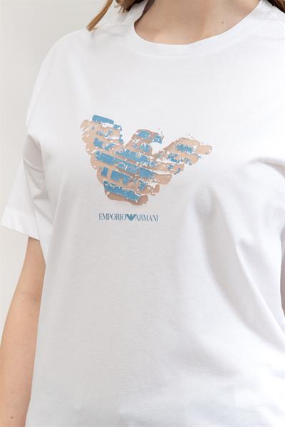 Emporio Armani Kadın Bisiklet Yaka T-Shirt
