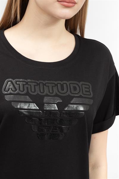 Emporio Armani Kadın Bisiklet Yaka T-Shirt