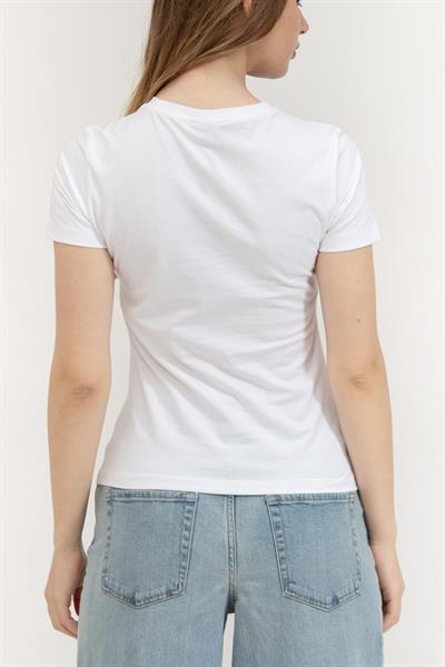 Emporio Armani Kadın Bisiklet Yaka T-Shirt