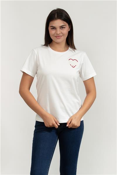 Emporio Armani Kadın Bisiklet Yaka T-Shirt