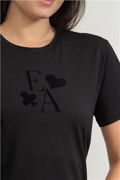 Emporio Armani Kadın Bisiklet Yaka T-Shirt
