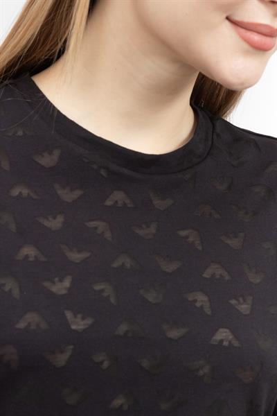 Emporio Armani Kadın Bisiklet Yaka T-Shirt