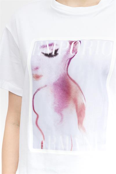 Emporio Armani Kadın Bisiklet Yaka T-Shirt